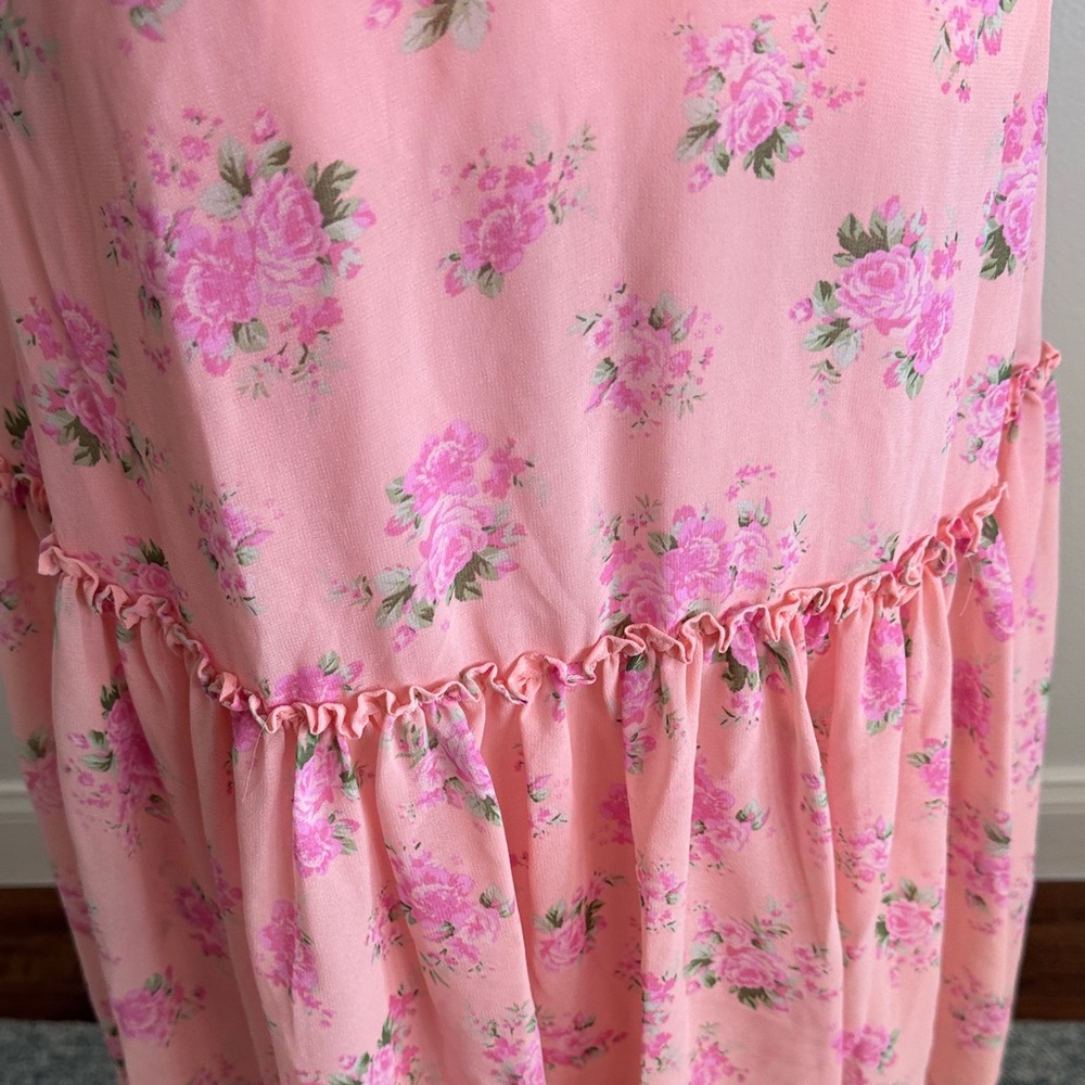 LoveShackFancy for Target Pink Floral Dress - Picture 3 of 9